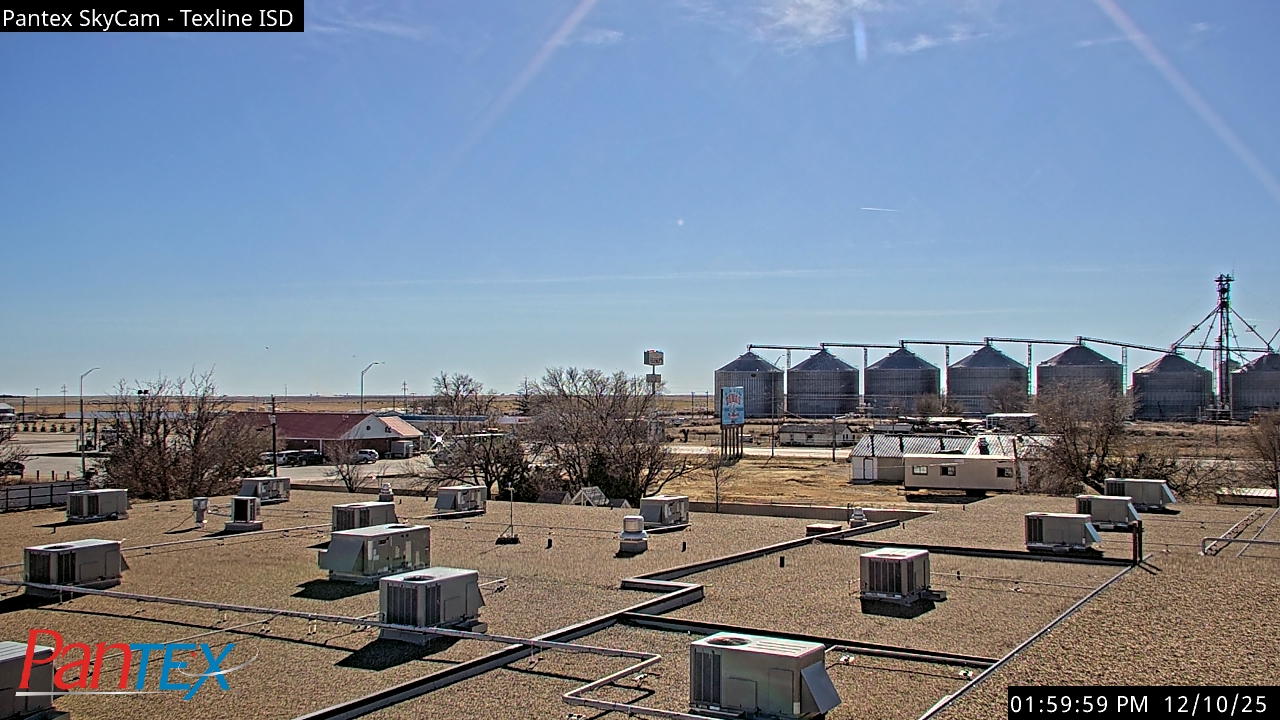 Thumbnail for current weather camera view from Texline ISD in Texline, Texas