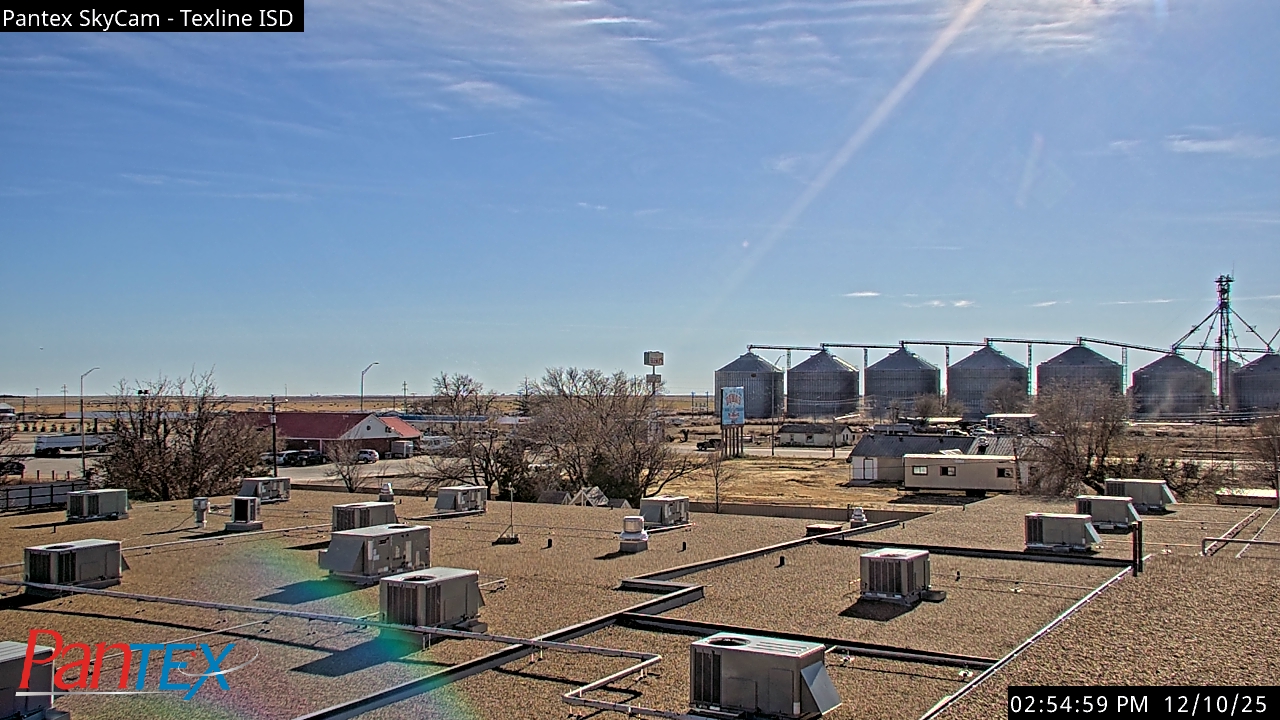 Thumbnail for current weather camera view from Texline ISD in Texline, Texas
