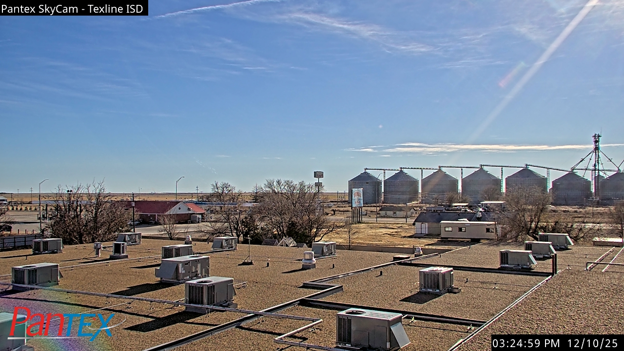 Thumbnail for current weather camera view from Texline ISD in Texline, Texas