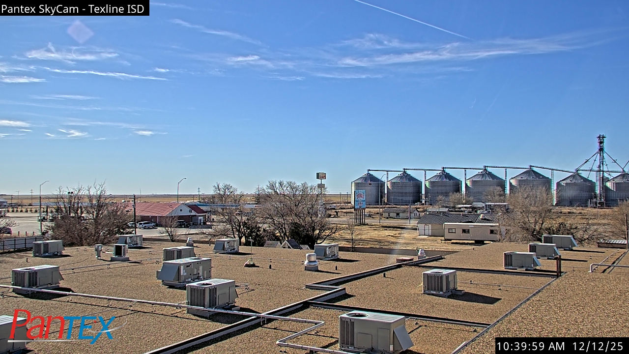 Thumbnail for current weather camera view from Texline ISD in Texline, Texas