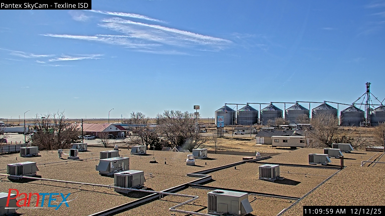 Thumbnail for current weather camera view from Texline ISD in Texline, Texas