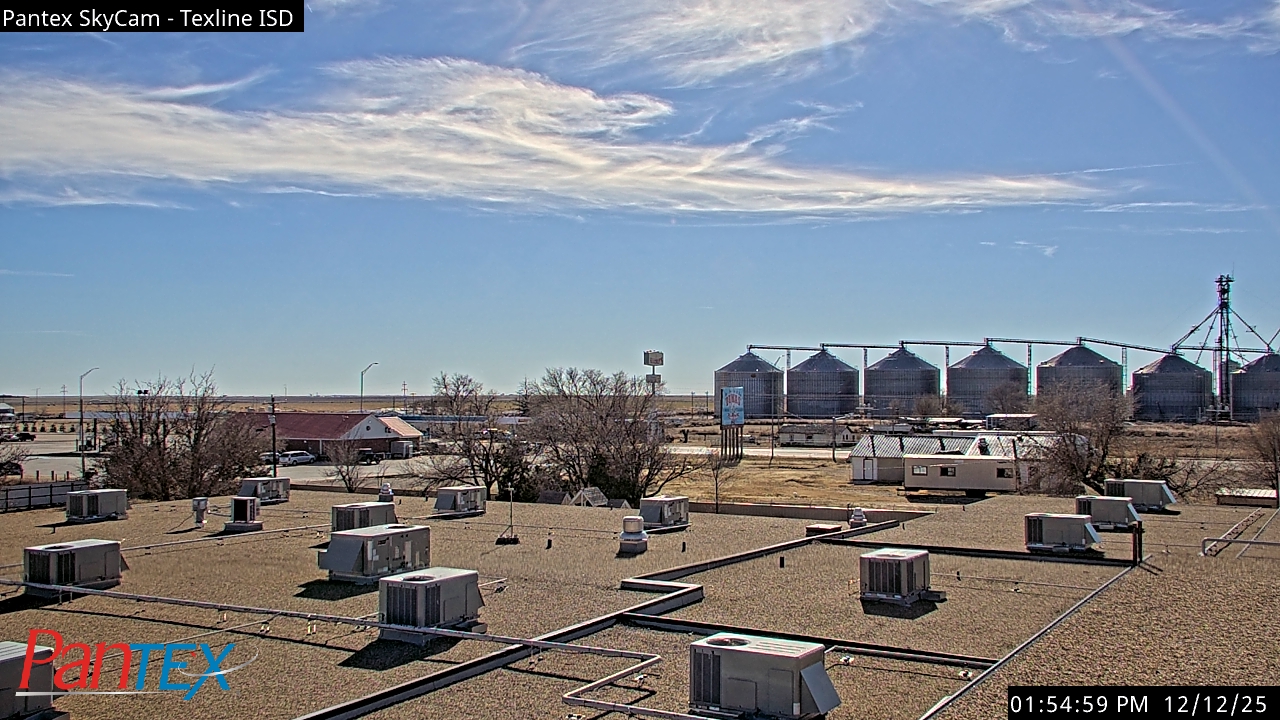 Thumbnail for current weather camera view from Texline ISD in Texline, Texas