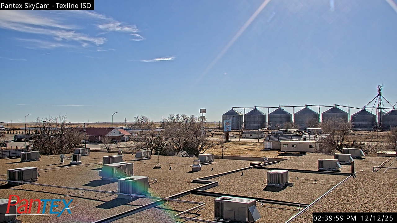 Thumbnail for current weather camera view from Texline ISD in Texline, Texas
