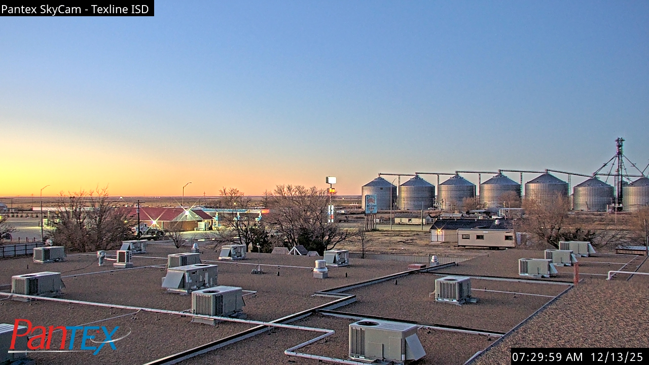 Thumbnail for current weather camera view from Texline ISD in Texline, Texas