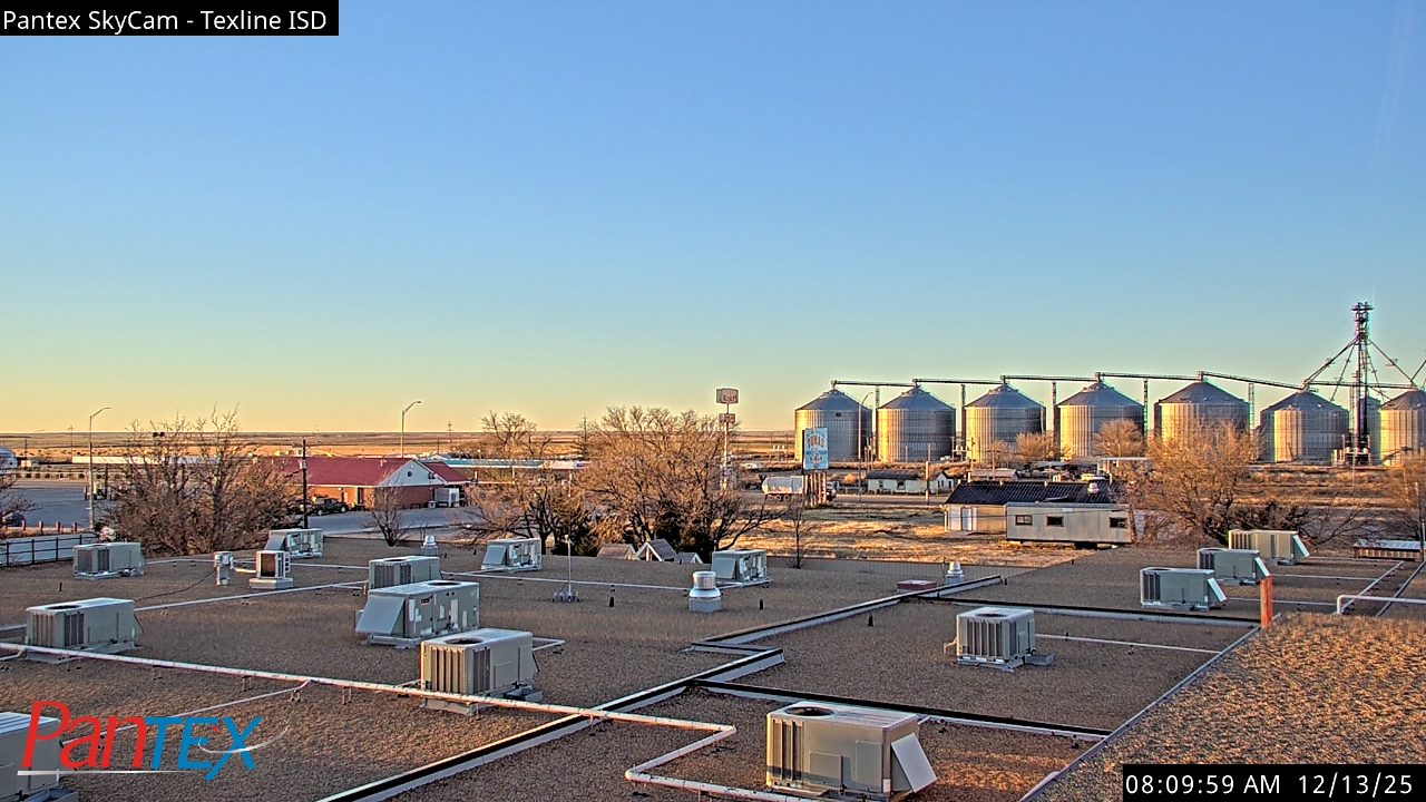 Thumbnail for current weather camera view from Texline ISD in Texline, Texas