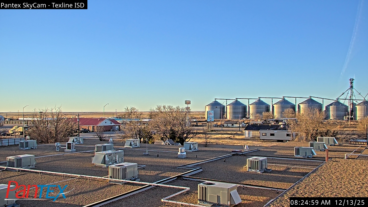 Thumbnail for current weather camera view from Texline ISD in Texline, Texas