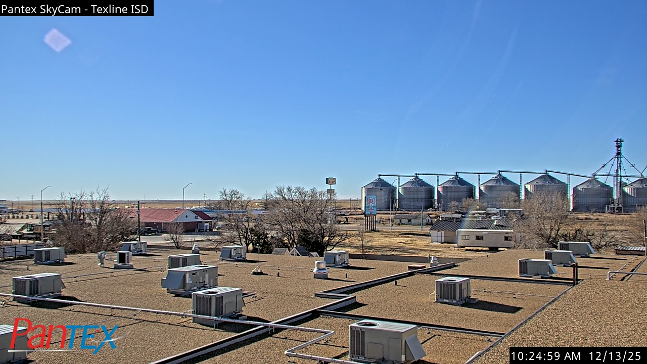 Thumbnail for current weather camera view from Texline ISD in Texline, Texas
