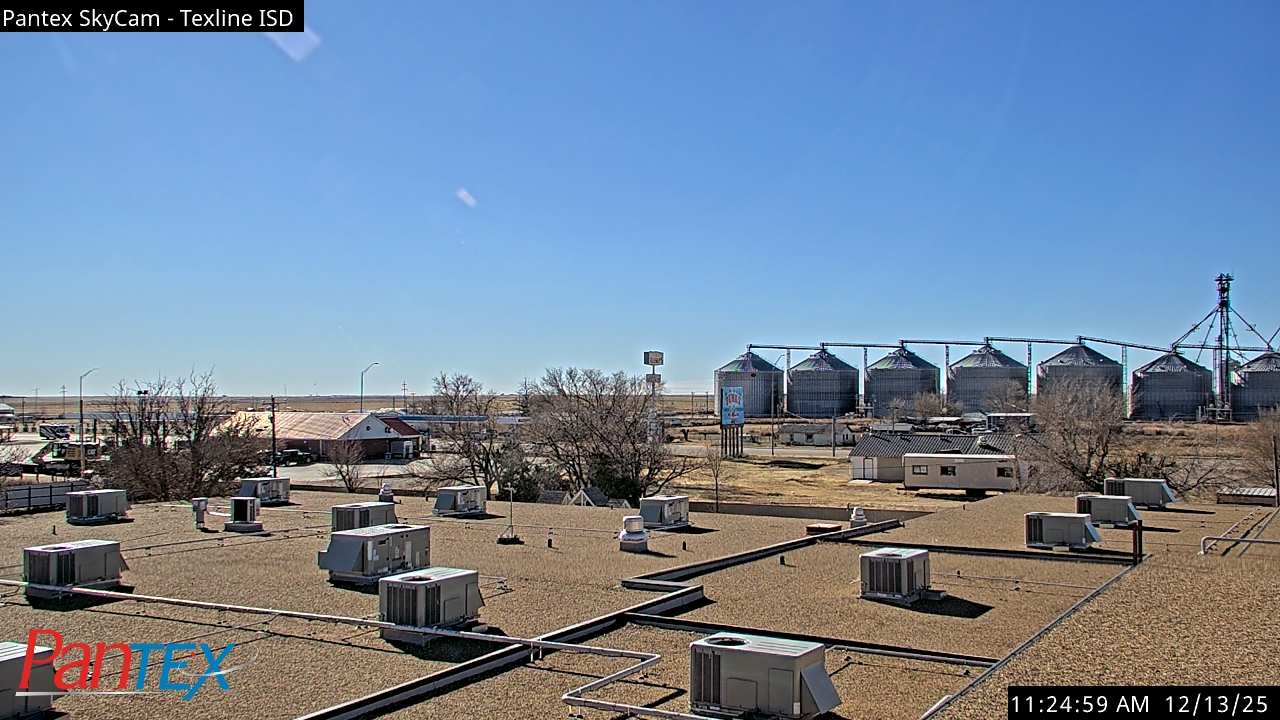 Thumbnail for current weather camera view from Texline ISD in Texline, Texas