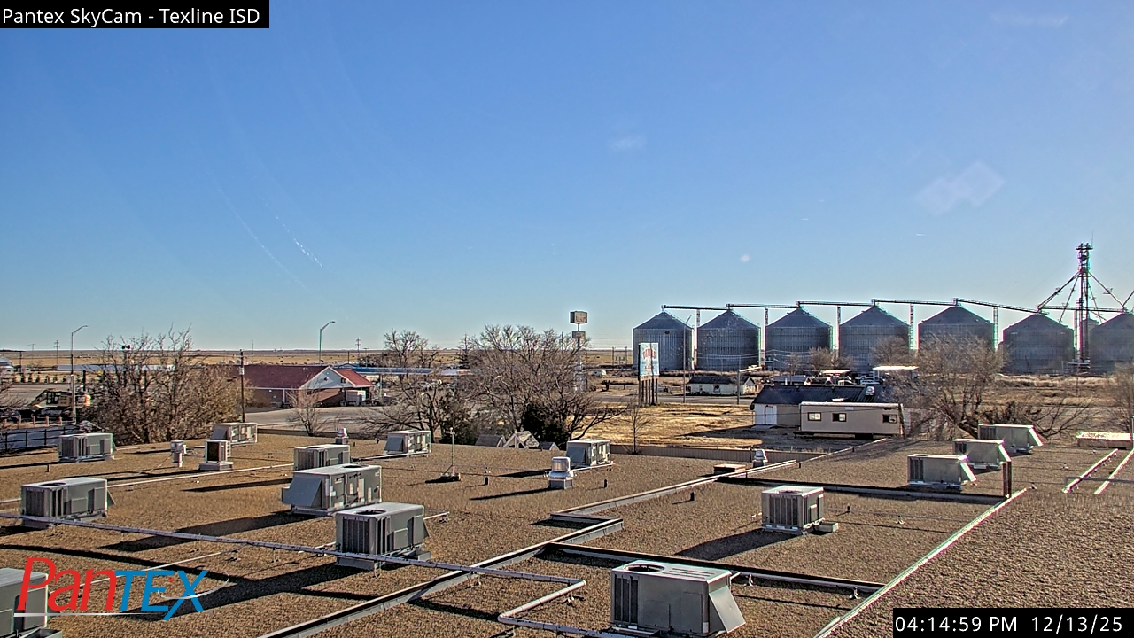 Thumbnail for current weather camera view from Texline ISD in Texline, Texas