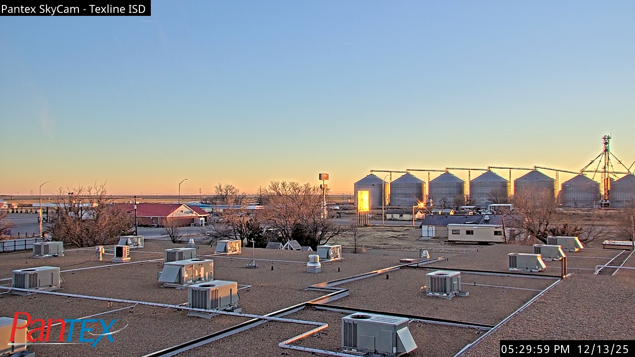 Thumbnail for current weather camera view from Texline ISD in Texline, Texas
