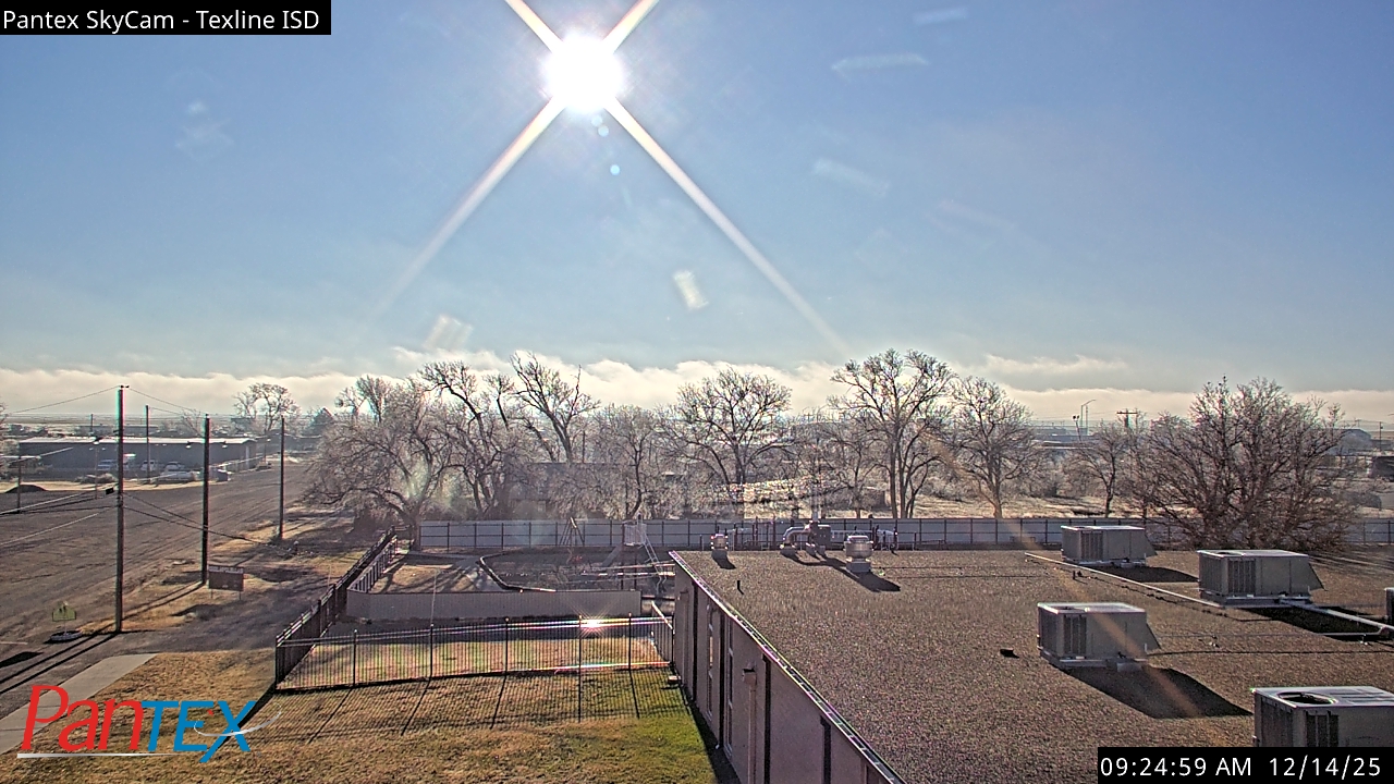 Thumbnail for current weather camera view from Texline ISD in Texline, Texas