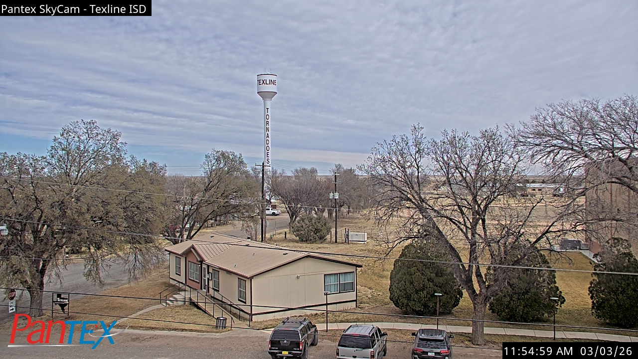 Thumbnail for current weather camera view from Texline ISD in Texline, Texas