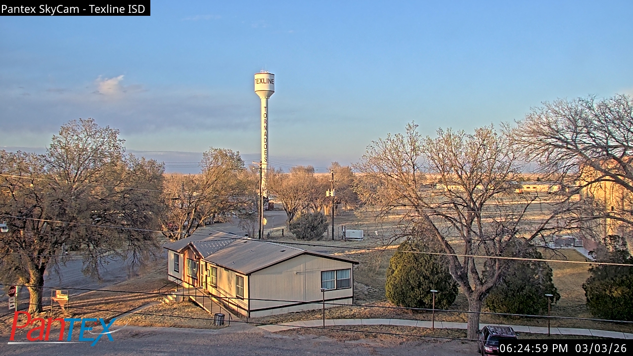 Thumbnail for current weather camera view from Texline ISD in Texline, Texas