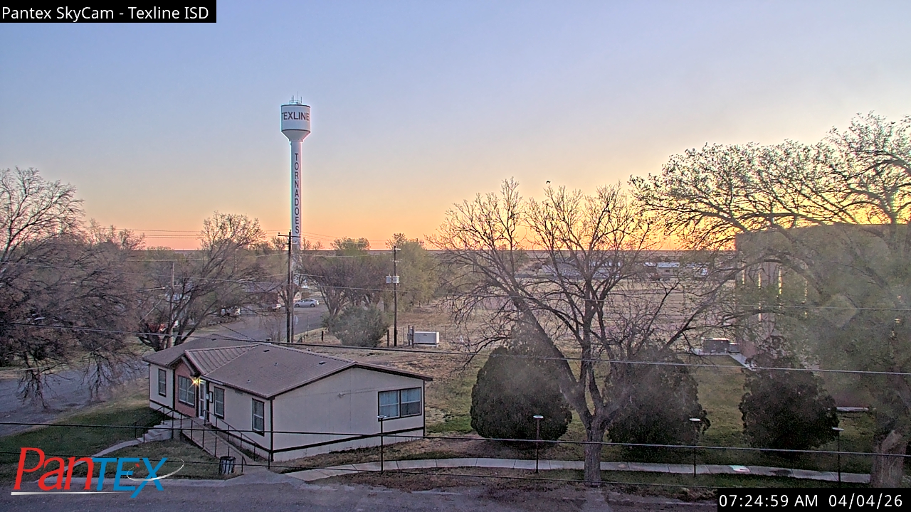 Thumbnail for current weather camera view from Texline ISD in Texline, Texas