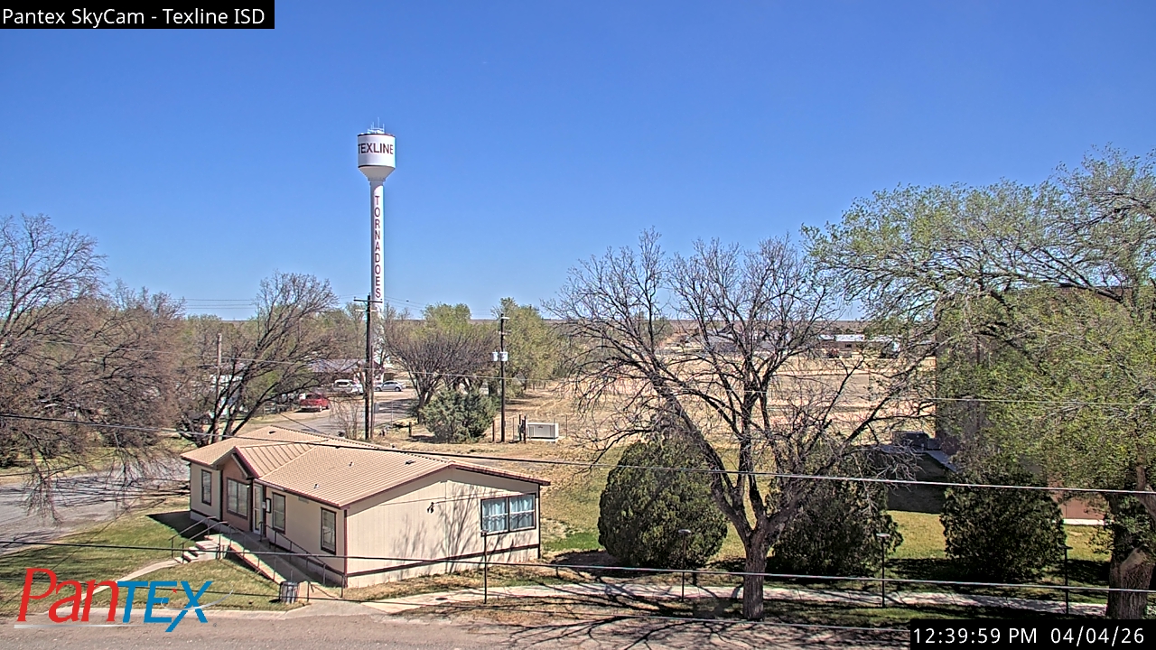 Thumbnail for current weather camera view from Texline ISD in Texline, Texas