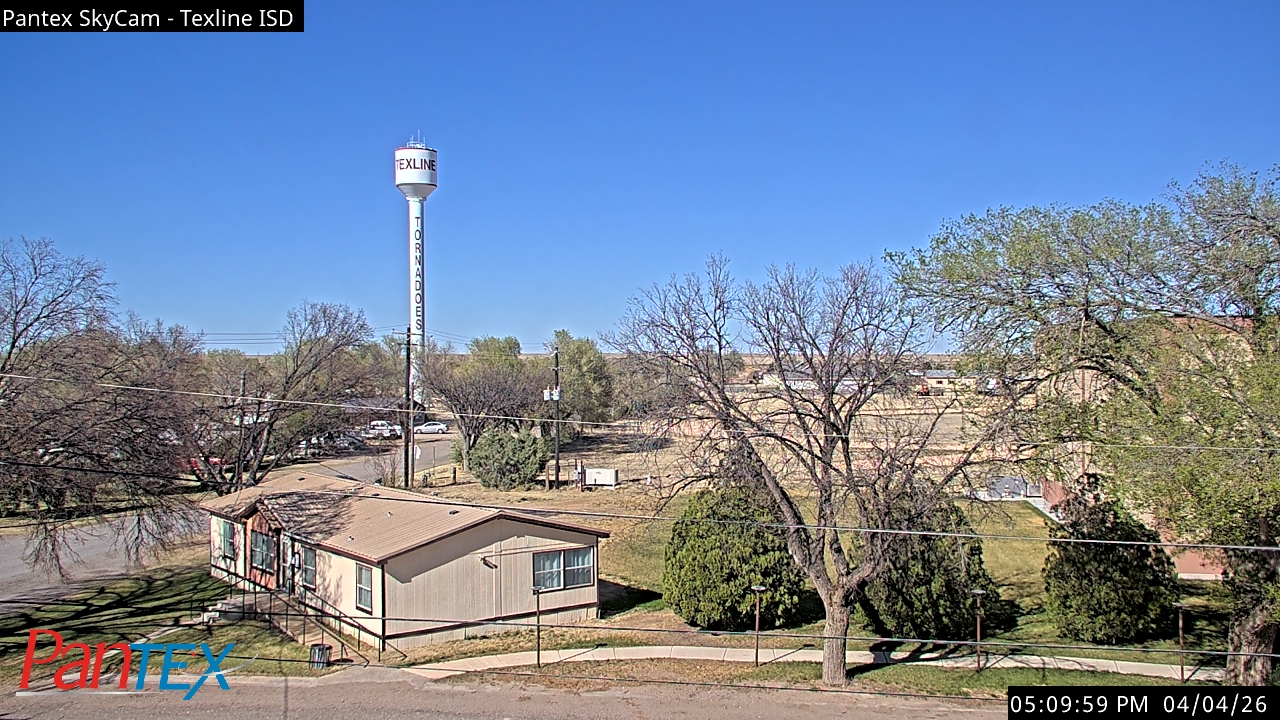 Thumbnail for current weather camera view from Texline ISD in Texline, Texas