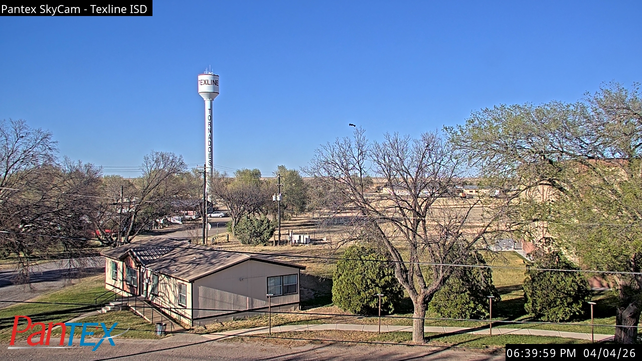 Thumbnail for current weather camera view from Texline ISD in Texline, Texas