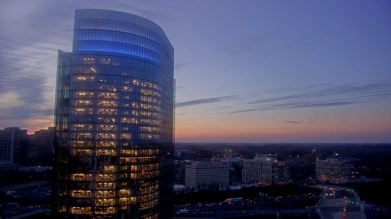 Thumbnail for current weather camera view from Capital One Center in Tysons, Virginia