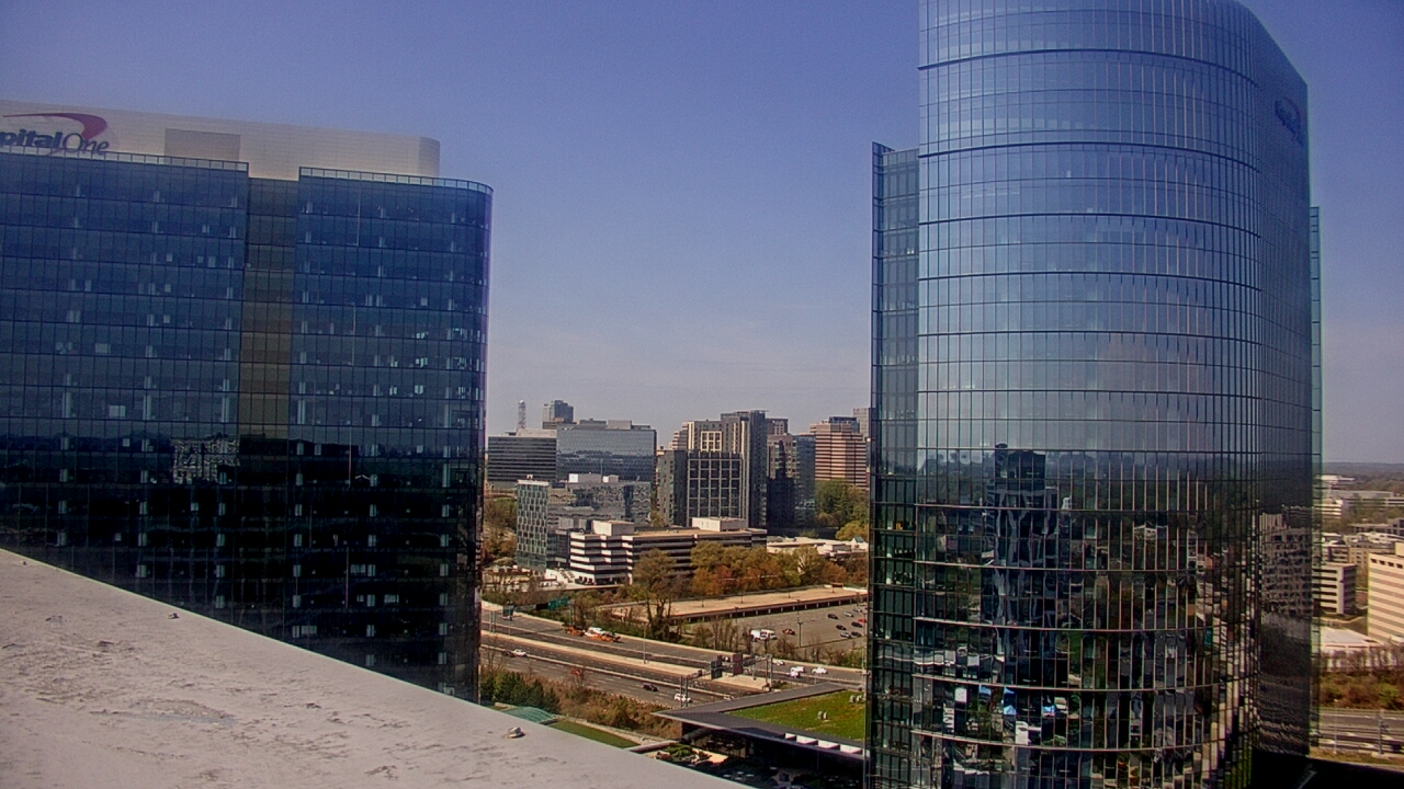 Thumbnail for current weather camera view from Capital One Center in Tysons, Virginia