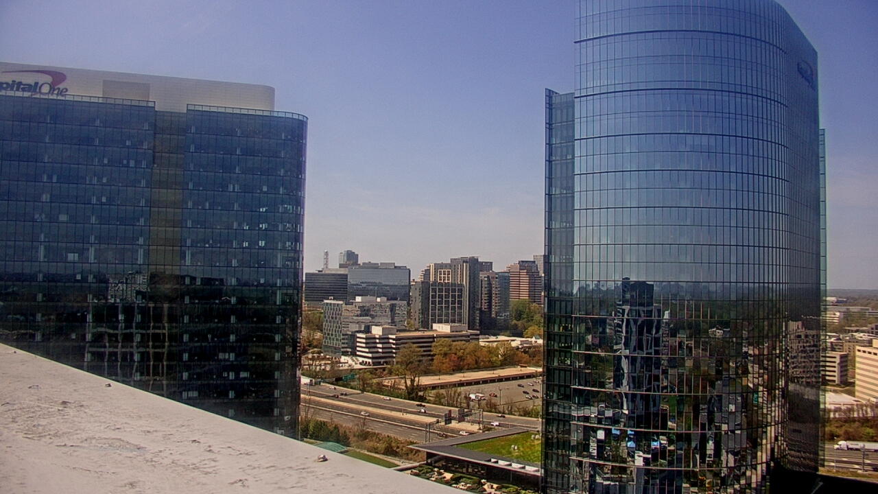 Thumbnail for current weather camera view from Capital One Center in Tysons, Virginia