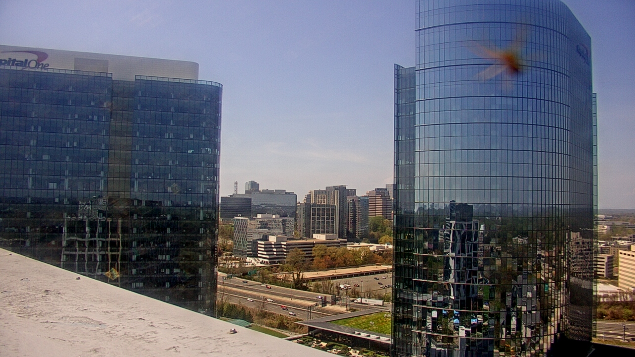 Thumbnail for current weather camera view from Capital One Center in Tysons, Virginia