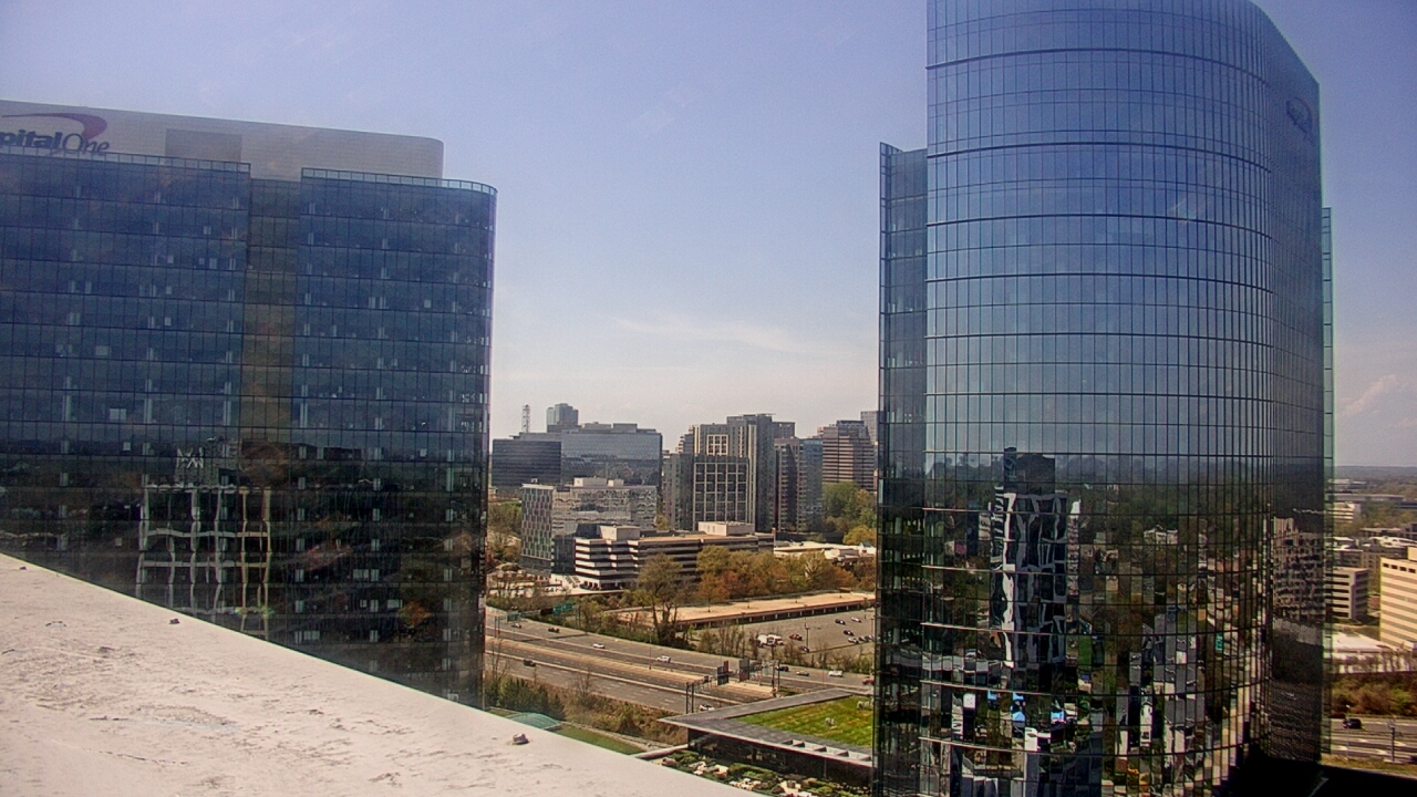 Thumbnail for current weather camera view from Capital One Center in Tysons, Virginia