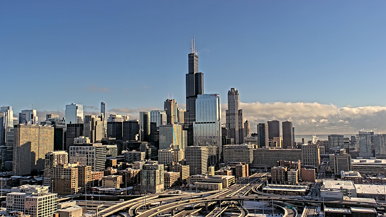 Thumbnail for current weather camera view from UIC - University of Illinois Chicago in Chicago, Illinois