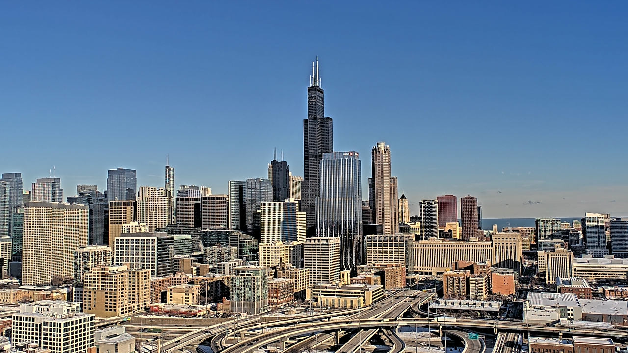 Thumbnail for current weather camera view from UIC - University of Illinois Chicago in Chicago, Illinois