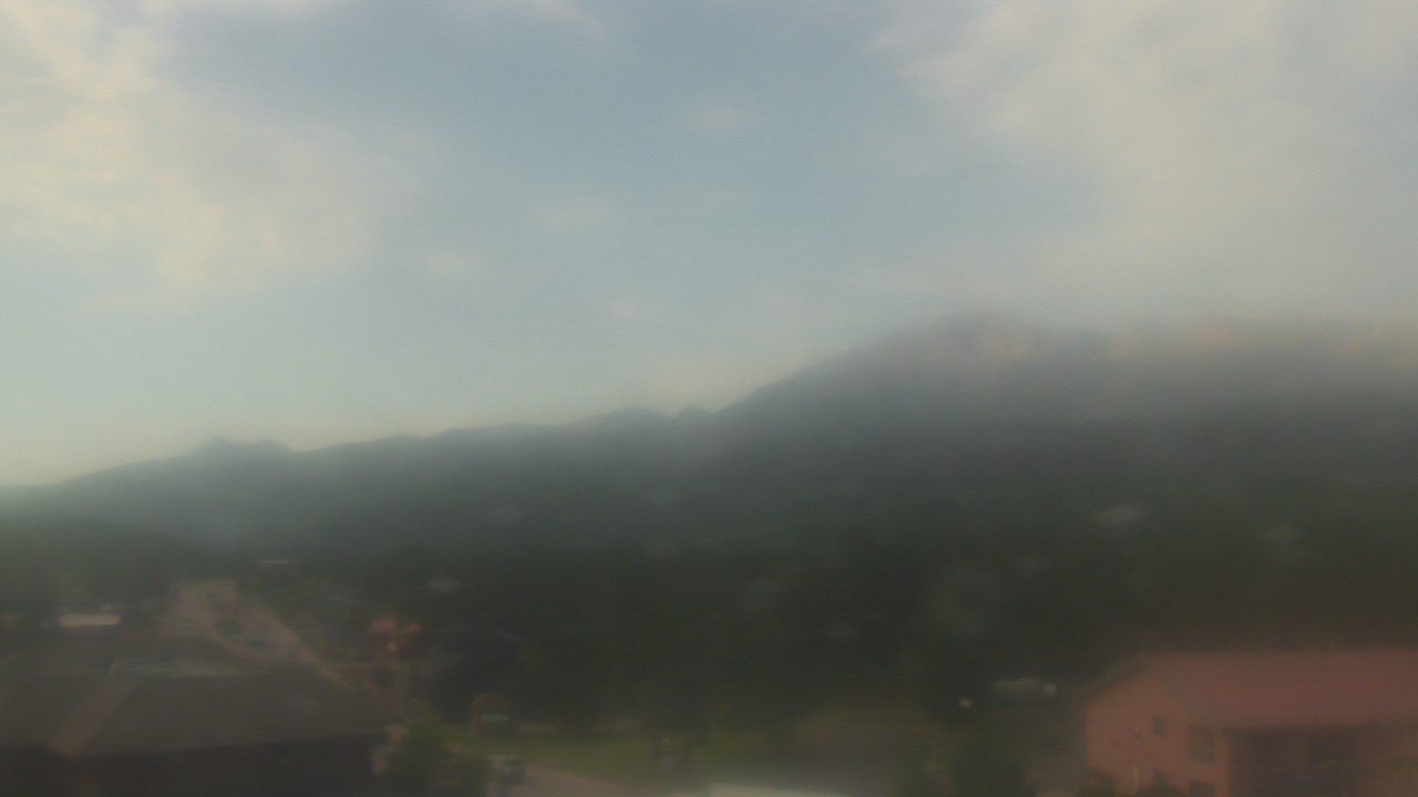 Thumbnail for current weather camera view from Woodland Park Public Library in Woodland Park, Colorado