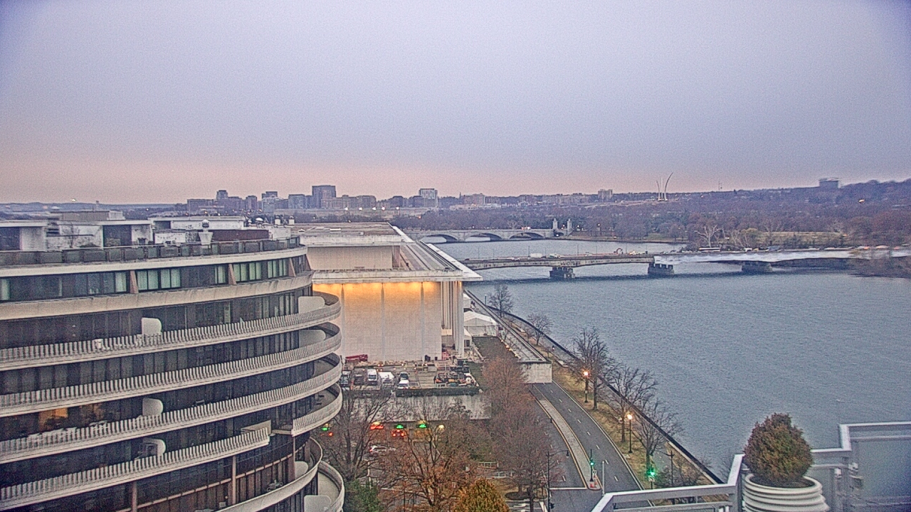 Thumbnail for current weather camera view from The Watergate Hotel in Washington, District Of Columbia