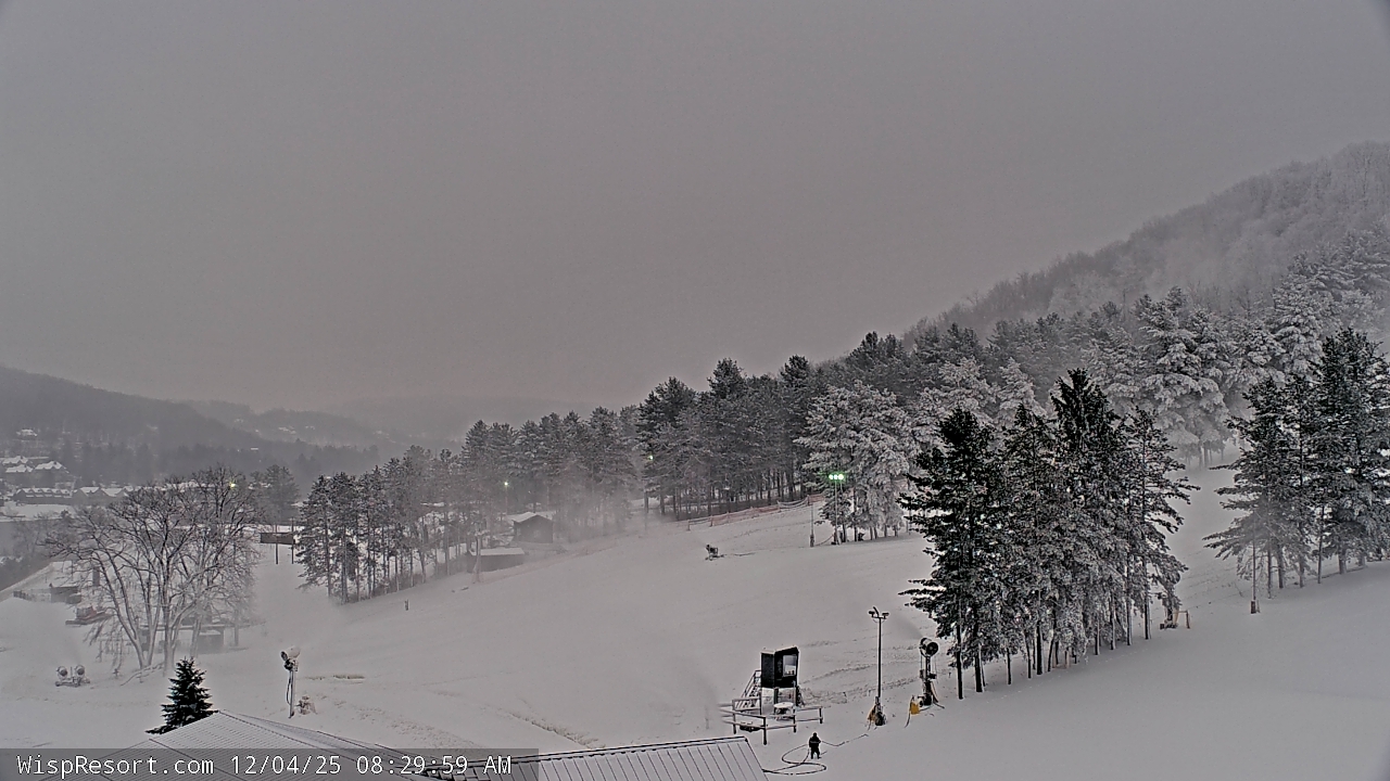 Thumbnail for current weather camera view from Wisp Ski Resort in McHenry, Maryland