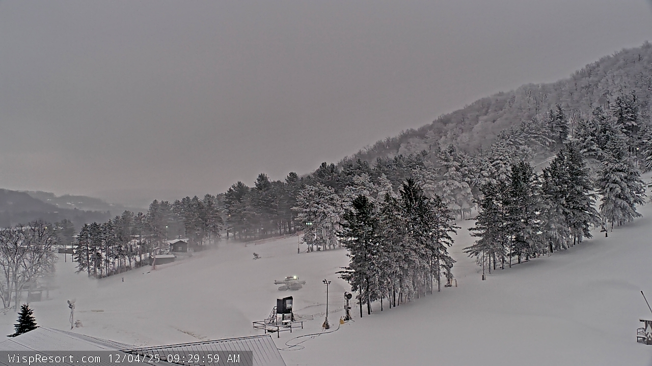 Thumbnail for current weather camera view from Wisp Ski Resort in McHenry, Maryland