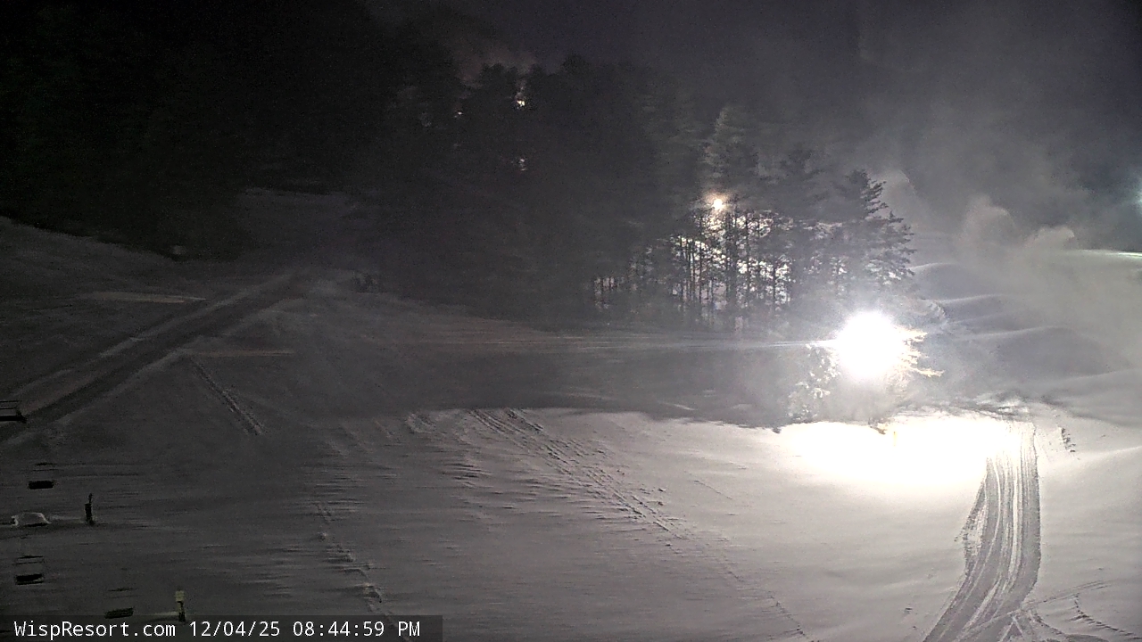 Thumbnail for current weather camera view from Wisp Ski Resort in McHenry, Maryland