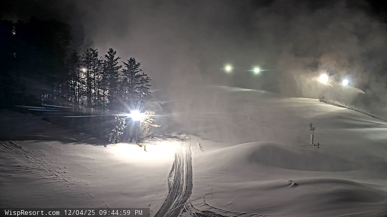 Thumbnail for current weather camera view from Wisp Ski Resort in McHenry, Maryland