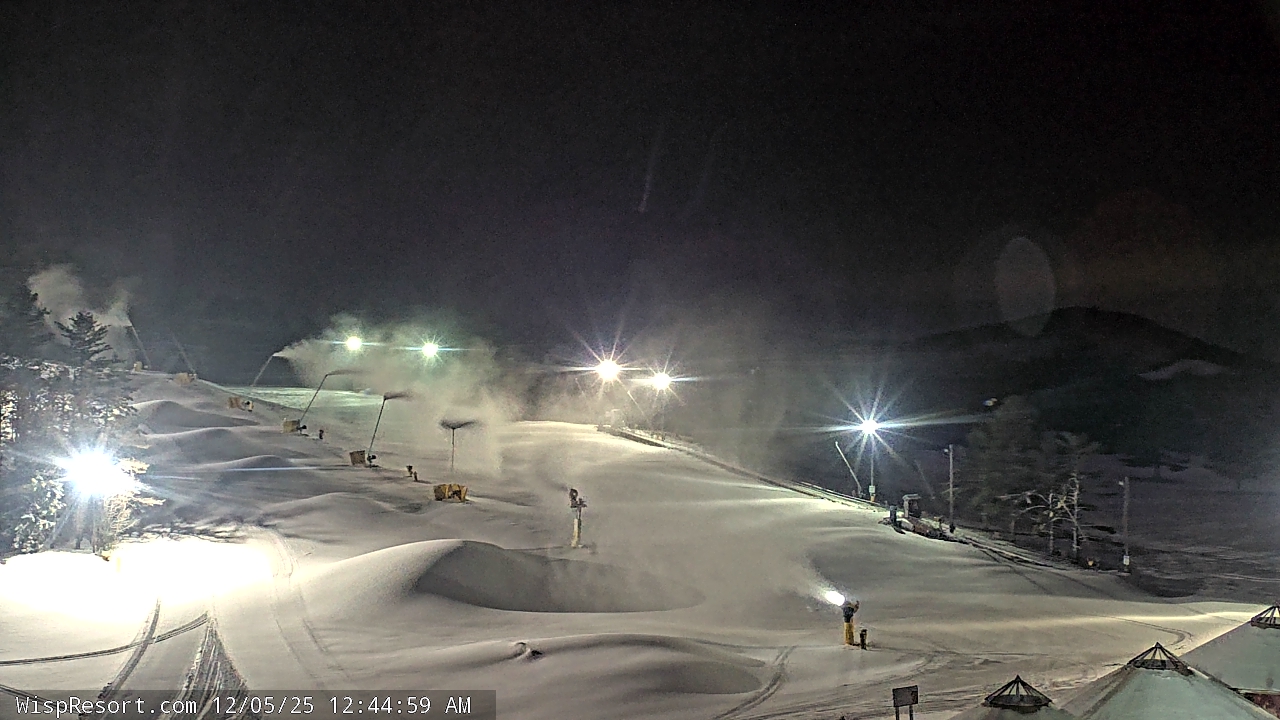 Thumbnail for current weather camera view from Wisp Ski Resort in McHenry, Maryland
