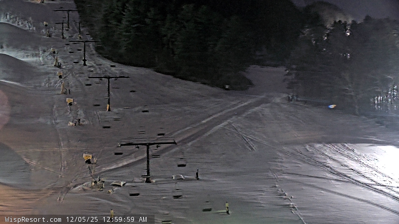 Thumbnail for current weather camera view from Wisp Ski Resort in McHenry, Maryland