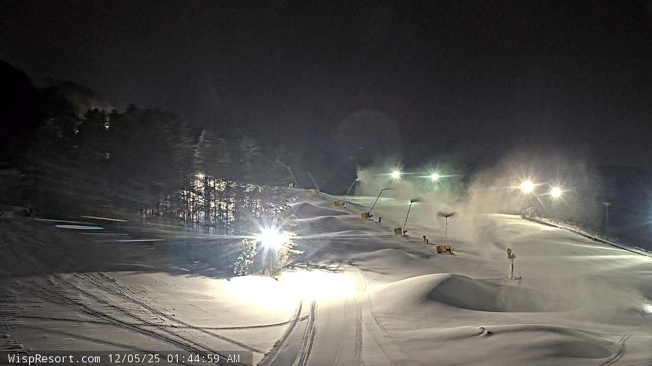 Thumbnail for current weather camera view from Wisp Ski Resort in McHenry, Maryland