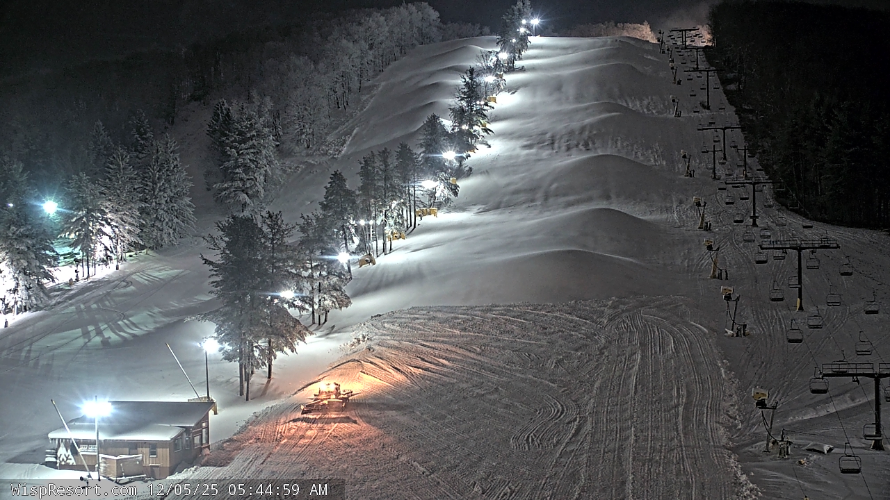 Thumbnail for current weather camera view from Wisp Ski Resort in McHenry, Maryland