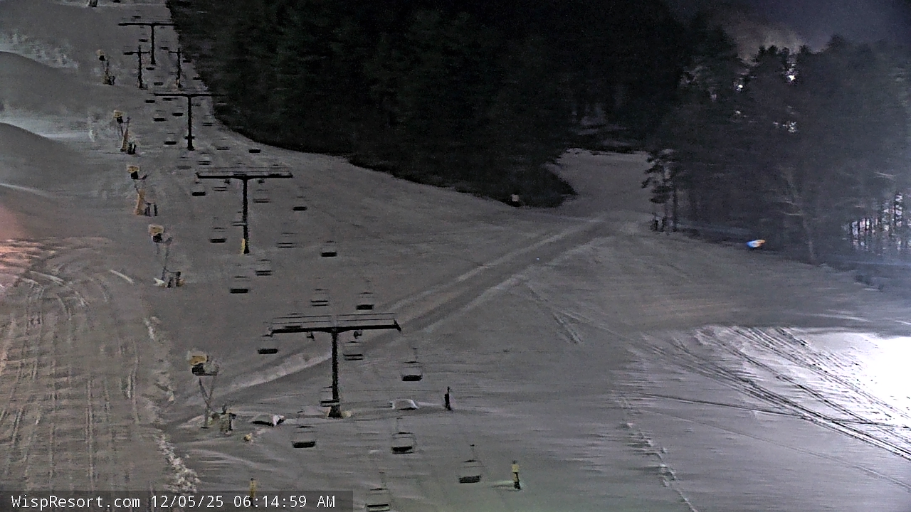 Thumbnail for current weather camera view from Wisp Ski Resort in McHenry, Maryland