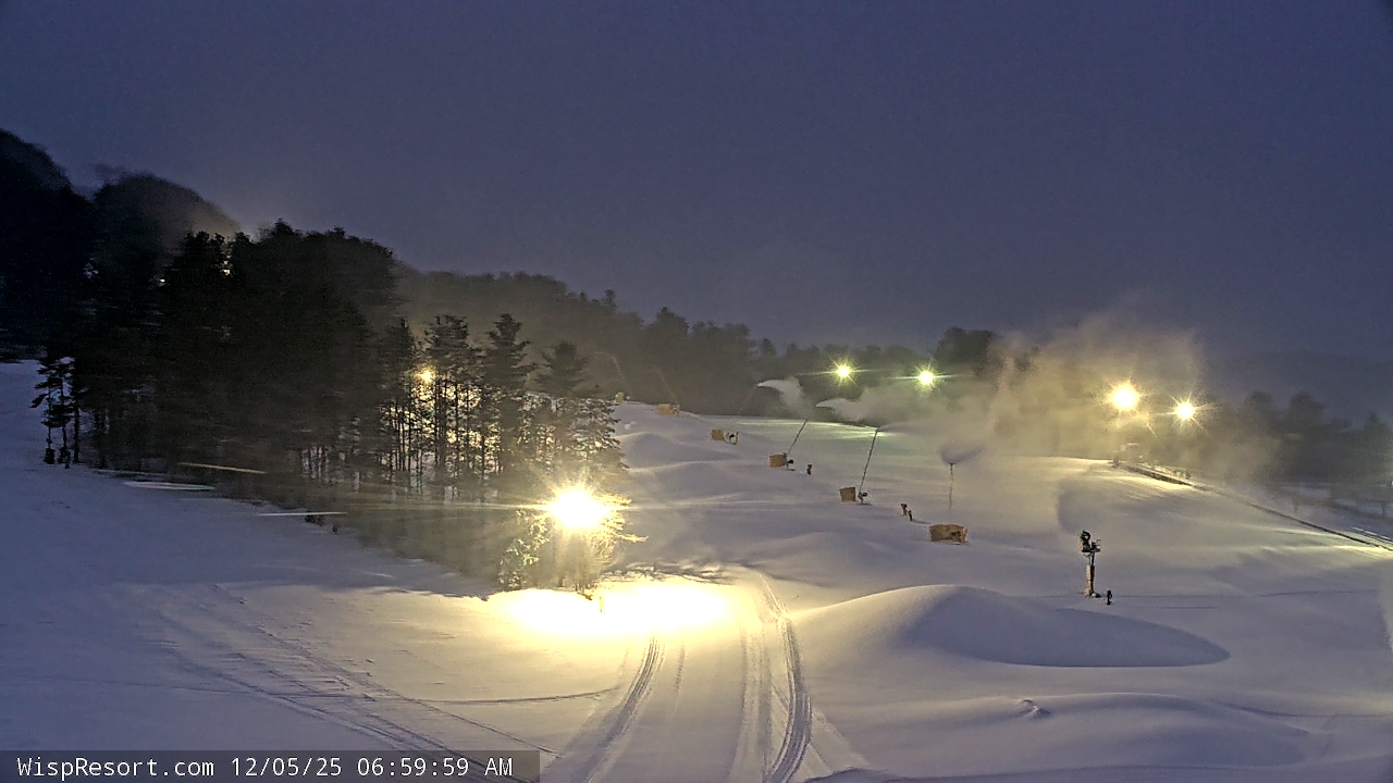 Thumbnail for current weather camera view from Wisp Ski Resort in McHenry, Maryland