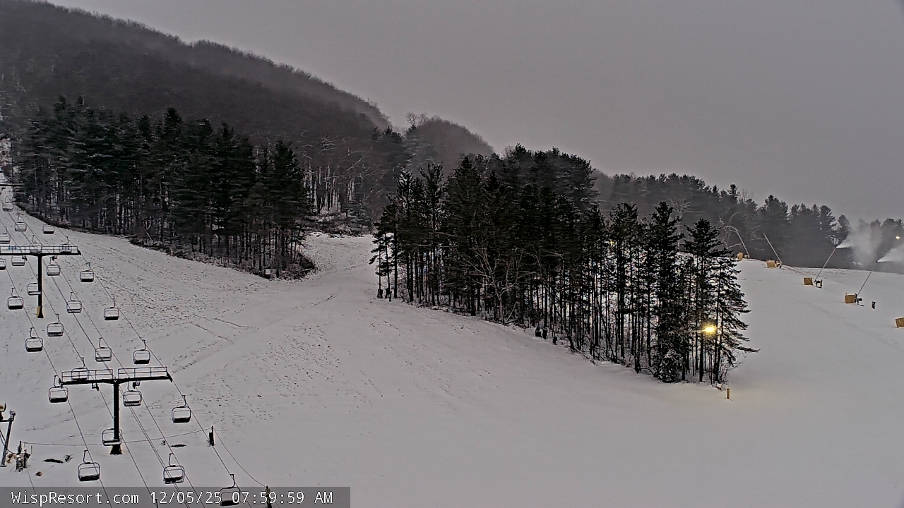 Thumbnail for current weather camera view from Wisp Ski Resort in McHenry, Maryland