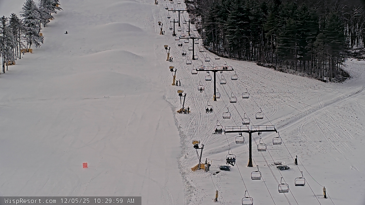 Thumbnail for current weather camera view from Wisp Ski Resort in McHenry, Maryland