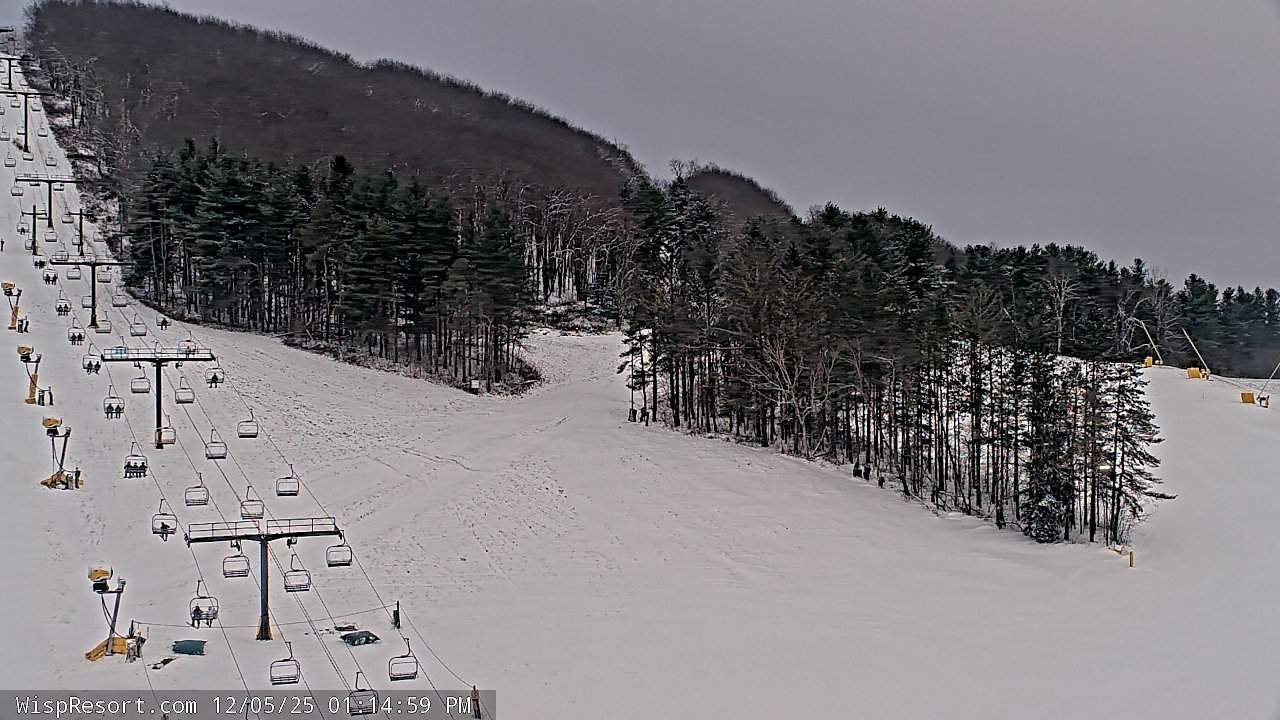 Thumbnail for current weather camera view from Wisp Ski Resort in McHenry, Maryland