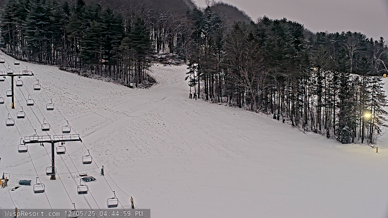Thumbnail for current weather camera view from Wisp Ski Resort in McHenry, Maryland
