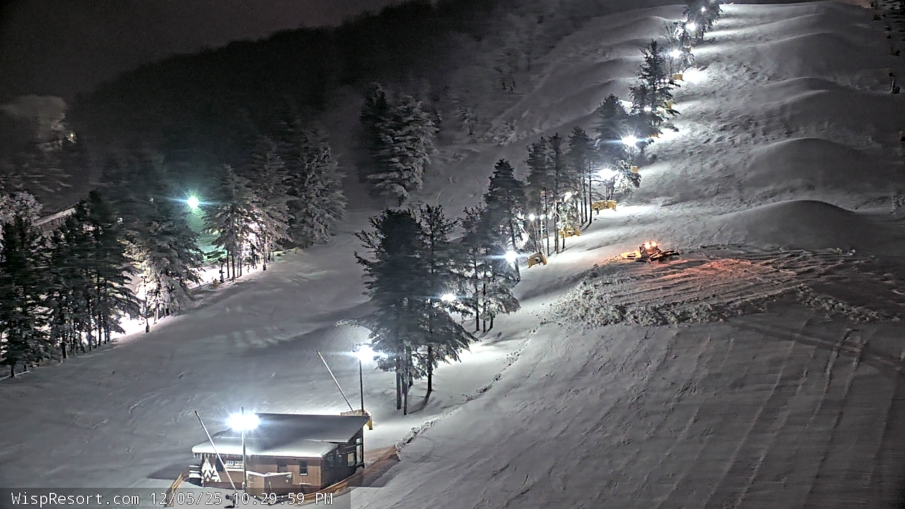 Thumbnail for current weather camera view from Wisp Ski Resort in McHenry, Maryland