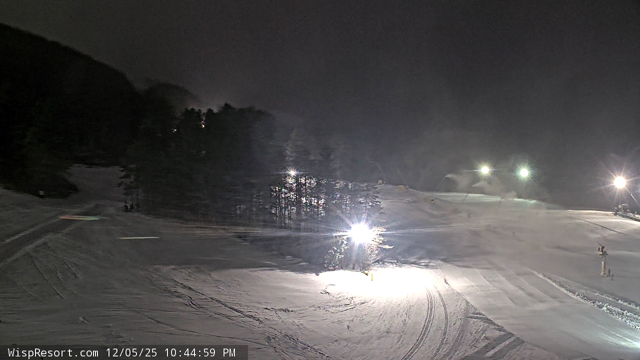 Thumbnail for current weather camera view from Wisp Ski Resort in McHenry, Maryland