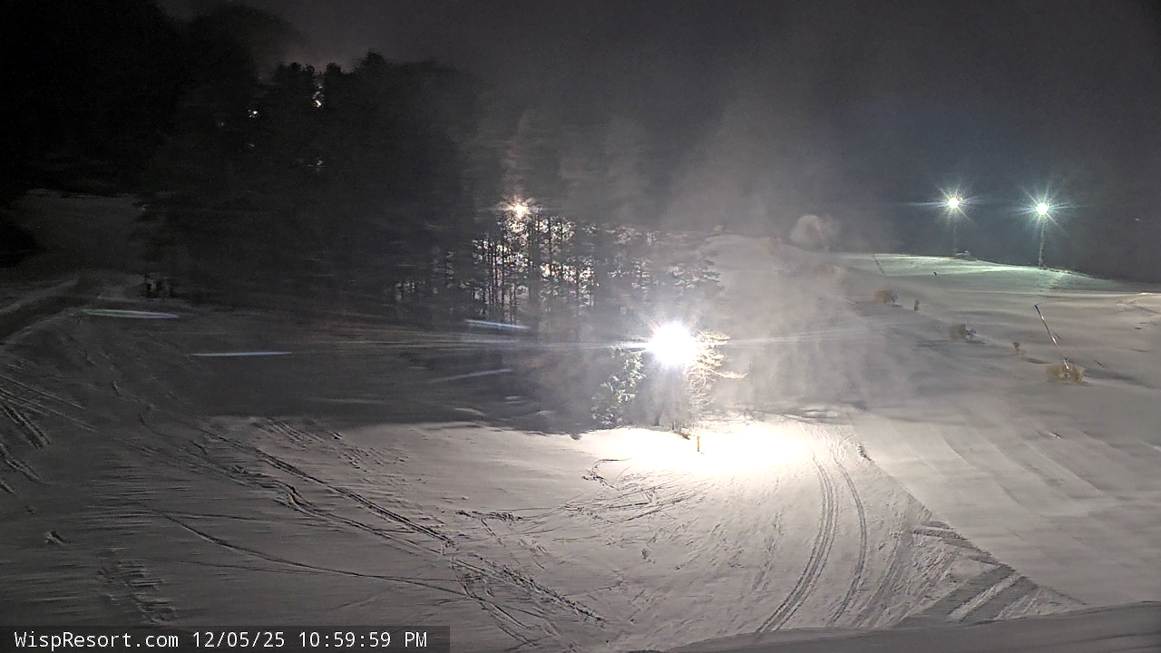Thumbnail for current weather camera view from Wisp Ski Resort in McHenry, Maryland