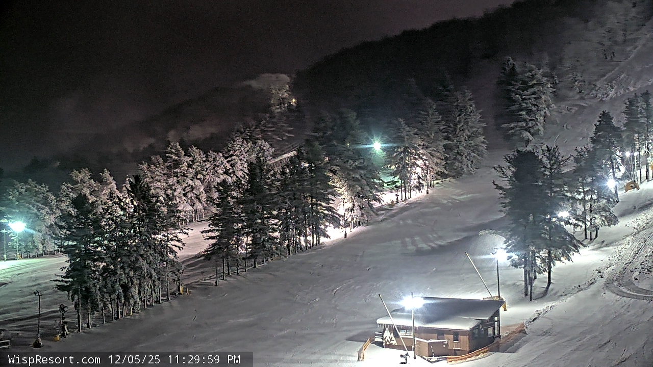 Thumbnail for current weather camera view from Wisp Ski Resort in McHenry, Maryland