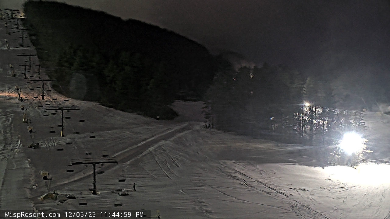 Thumbnail for current weather camera view from Wisp Ski Resort in McHenry, Maryland