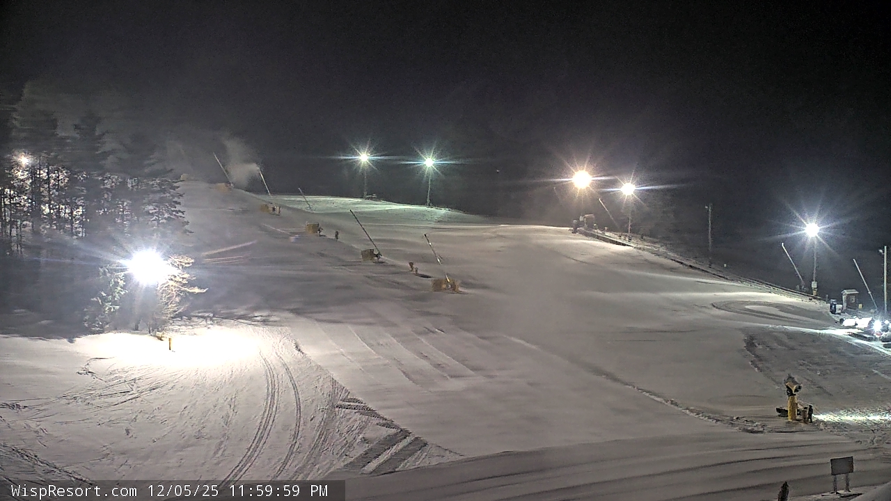 Thumbnail for current weather camera view from Wisp Ski Resort in McHenry, Maryland